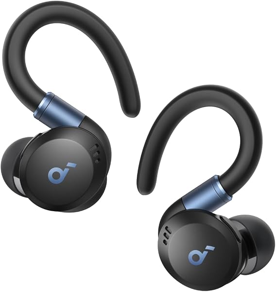 Anker Soundcore Sport X20 Fone de Ouvido Bluetooth 5.3 Esportivo com ANC Adaptativo IP68 48H