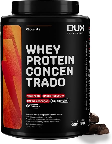 Dux Nutrition Whey Protein Concentrado 900g Chocolate