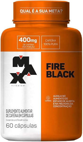 Fire Black Termogênico 60 Cápsulas - Max Titanium